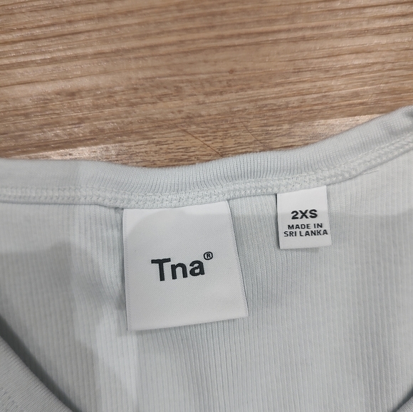 NWT 2 XS Aritzia Sunday Best Synchseamless tank blue - Picture 4 of 12